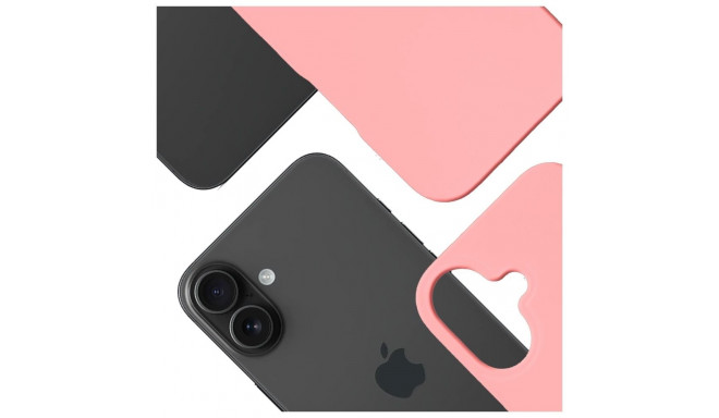 3MK Hardy MagSilicone Case for Apple iPhone 16 Plus Pink