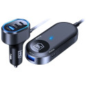 3MK Double Car Charger 135W PD QC PPS 2xUSB-A 4xUSB-C hall autolaadija
