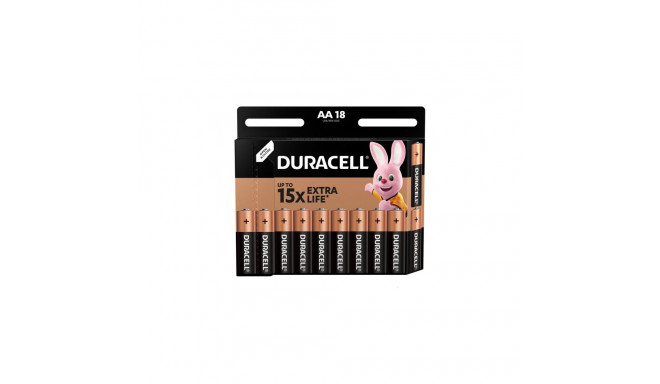Duracell MN 1500 Basic AA (LR6) Blister Pack 18pcs