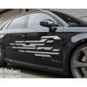 Autokleebis Foliatec FO33980 Must (2 Ühikut)