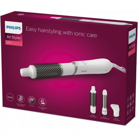 Philips 3000 seeria BHA303/00 kuumaõhuhari, soe valge, 800 W, 1.8 m