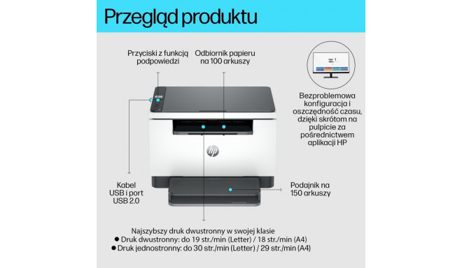 HP LaserJet MFP M234d laserprinter A4 600 x 600 DPI 29 lk/min