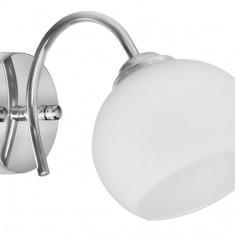 Activejet Classic single wall lamp - IRMA nickel E27 for the living room