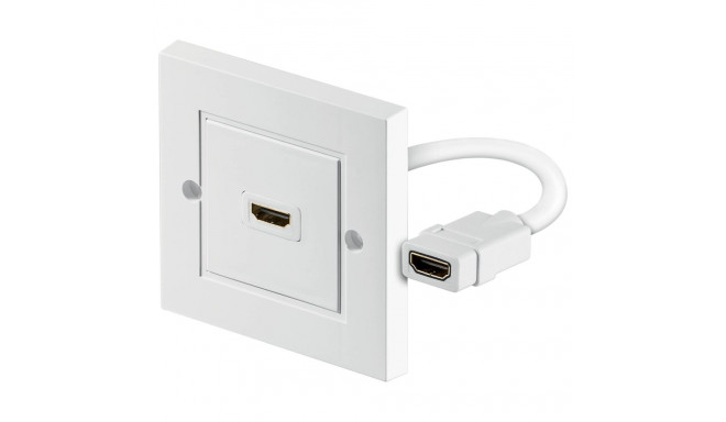 HDMI-Wanddose, Unterputz (weiß)