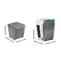 Sortibox 3x25L antratsiit jäätmete sorteerimise kastide komplekt