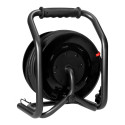Professionaalne trummelpikendus IP44, 4 pesa 2P+Z, õlikindel kummikaabel, H07RN-F 3x2,5mm², pikkus 4