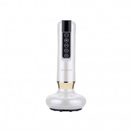 Humanas DermaSmooth Anticellulite Massager with Chinese Cupping Device Function (White)