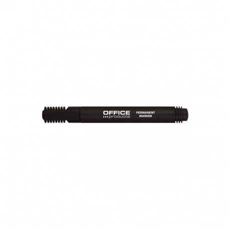 Marker Office Products, permanentne, 1-3mm ümar ots, must