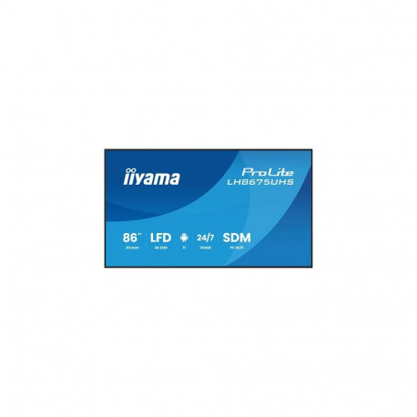 iiyama LH8675UHS-B2AG Signage Display Digital signage flat panel 2.17 m (85.6") LCD Wi-Fi 500 c