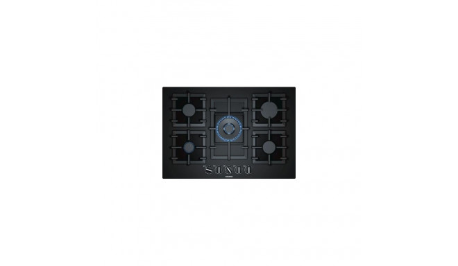 Siemens EP7A6QB90 hob Black Built-in Gas 5 zone(s)