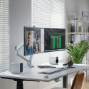 Alogic Glide paindlik kaheharuline monitorihoidik 17-35 valge