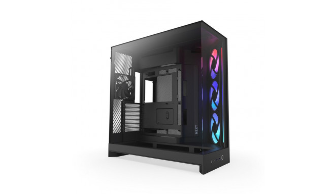 PC CASE NZXT H9 FLOW RGB (2025) MIDI TOWER WINDOW BLACK