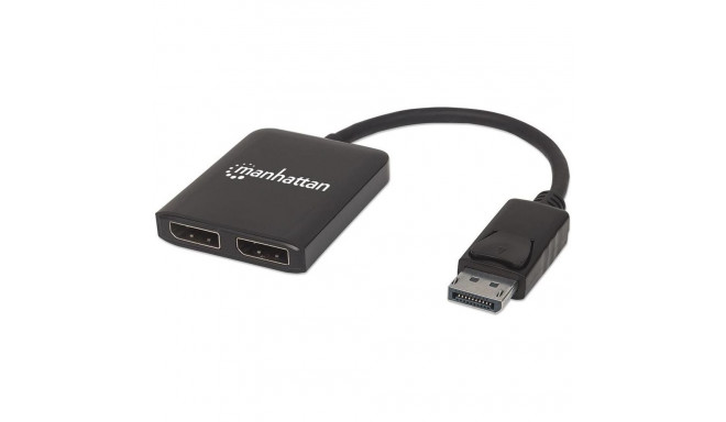 Manhattan AV splitter DisplayPort 1x2 4K*30Hz MST jaotur (207768)