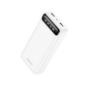 Borofone Power Bank 20000mAh BJ14A Freeway - 2xUSB - valge