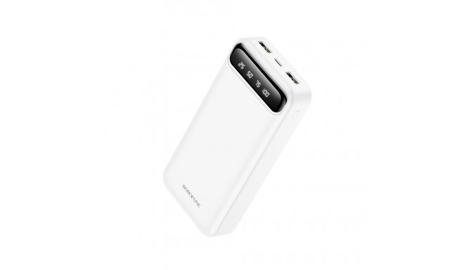 Borofone Power Bank 20000mAh BJ14A Freeway - 2xUSB - valge