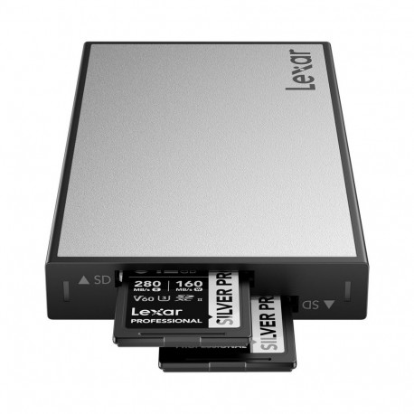 Lexar Lexar Professional Workflow USB 3.2 Gen2 Reader, UHS-II, Dual slot SD support