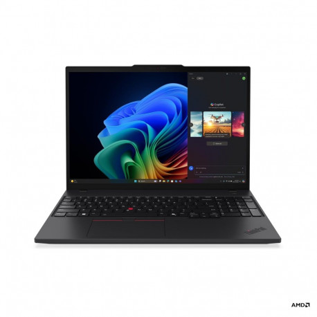 Lenovo ThinkPad T16 G4 AMD | Black | 16 " | IPS | WUXGA | 1920 x 1200 pixels | Anti-glare | AMD Ryze