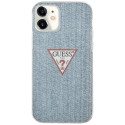 Guess GUHCP12SPCUJULLB iPhone 12 mini 5.4" helesinine kõvakate Jeans Collection