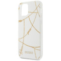 Guess GUHCP12LPCUCHWH iPhone 12 Pro Max 6.7" valge kõvakaaneline Gold Chain Collection