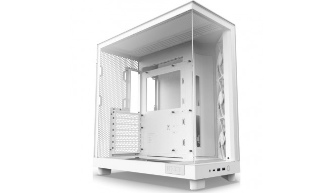 NZXT H6 Flow ATX korpus panoraamaknaga, valge