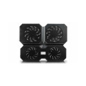 Deepcool | Multicore x6 | Notebook cooler up to 15.6" | Black | 380X295X24mm mm | 900g g
