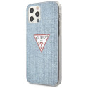 Guess GUHCP12LPCUJULLB iPhone 12 Pro Max 6.7" helesinine kõva ümbris Jeans Collection