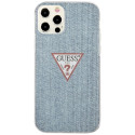 Guess GUHCP12LPCUJULLB iPhone 12 Pro Max 6.7" light blue hardcase Jeans Collection