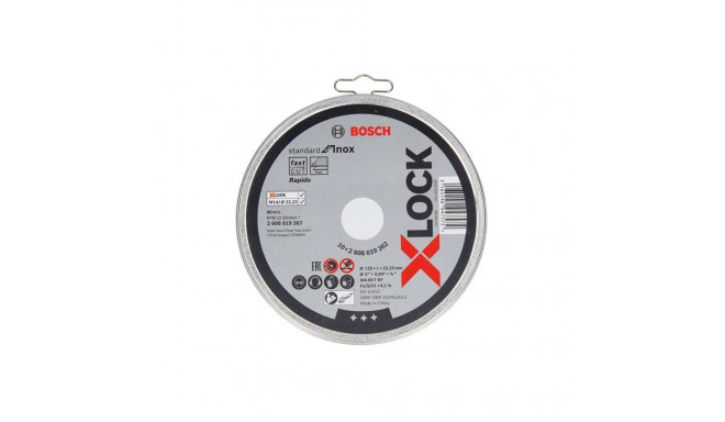 "lõikeketas inox X-Lock 125x1 10 tk"