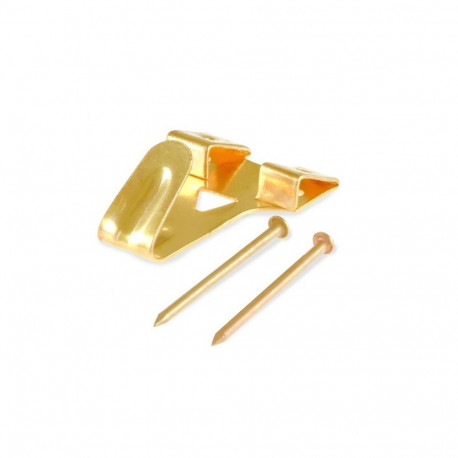 PICTURE HOOK PLAT 3/2 HOLES 31X20/6PCS