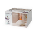 PLATINET FLAME AROMA DIFFUSER HUMIDIFIER 130ML 6,5W WHITE + 10 ML LAVENDER ESSENTIAL OIL [46112]