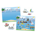 MELISSA & DOUG korduvkasutatavad kleebised Sõidukid