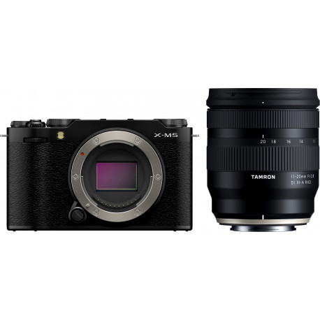 Fujifilm X-M5 + Tamron 11-20mm, black