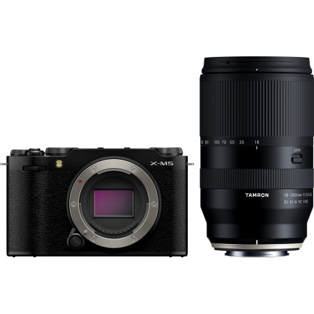 Fujifilm X-M5 + Tamron 18-300mm, black
