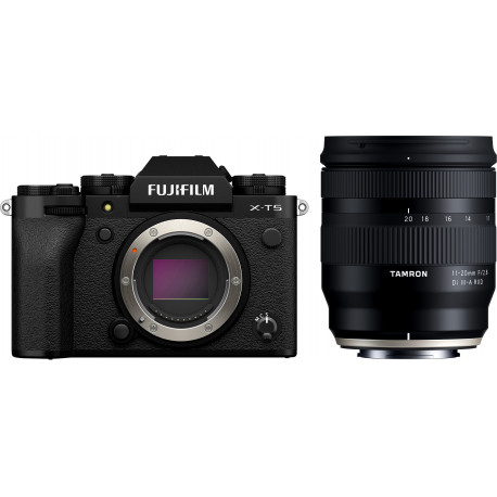 Fujifilm X-T5 + Tamron 11-20mm, black
