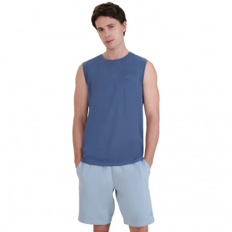 4F meeste t-särk M125 4FWMM00TSLEM125 32S L, denimsinine