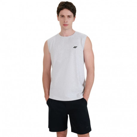 4F meeste t-särk M125 4FWMM00TSLEM125 27M 2XL, jahe hele hall melanž