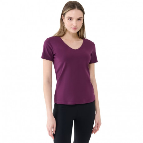 4F naiste särk F1990 4FWSS25TTSHF1990 50S S, tume lilla