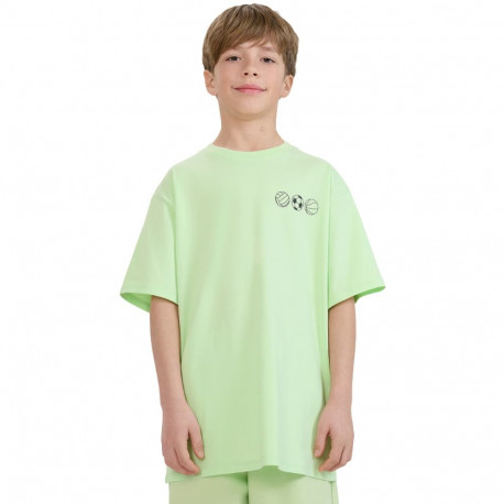 Koszulka dla chłopca 4F M2640 soczysta zieleń 4FJRSS25TTSHM2640 45S 164cm