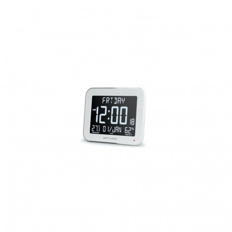 Muse M-090 WMC wall/table clock Digital clock Rectangle White