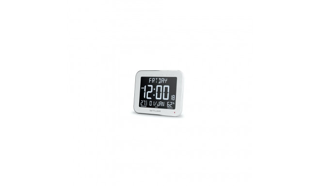 Wall clock w. alarm function M-090 WMC White