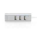 Digitus USB Type-C™ 3-pordiline ja kiire Ethernet LAN adapter hub