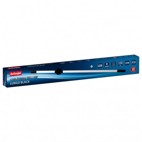 Activejet Lungo Black LED Wall Light