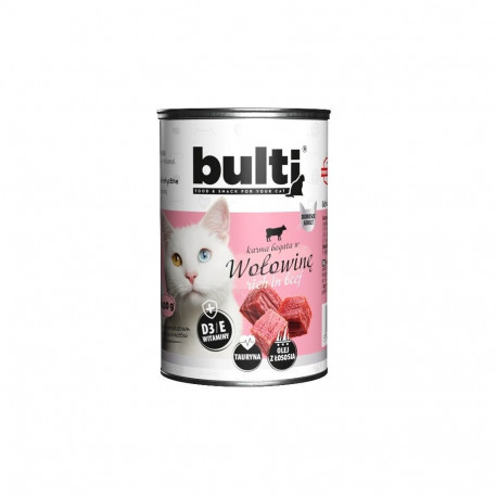BULTI Rich in beef - wet cat food - 400g