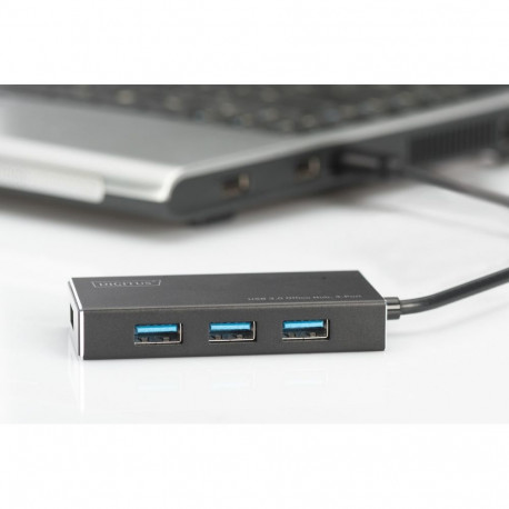 Digitus USB 3.0 kontorijaotur, 4-pordiline
