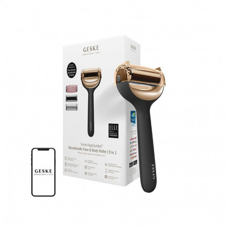 Micro Needle Face&Body Roller 9in1 Geske with APP (gray)