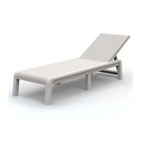 Keter päevitustool Mallorca 8711245160337, valge