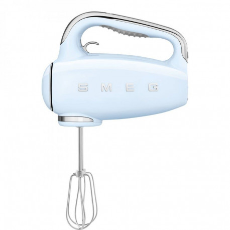 Hand Mixer - SMEG HMF01PBEU 9 Speed Levels Turbo Function Stainless Steel Blue