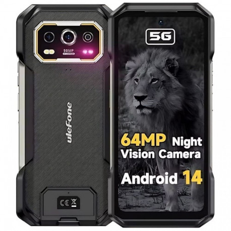 Mobile Phone - ULEFONE ARMOR 27 PRO 12GB RAM 256GB 5G 50MP Black
