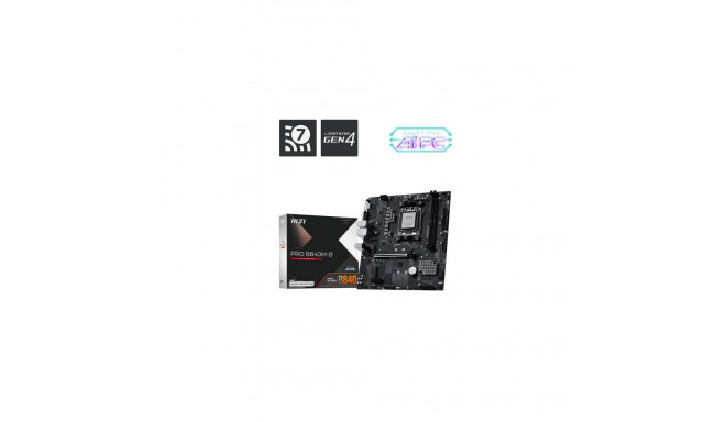 MSI PRO B840M-B motherboard AMD B840 Socket AM5 micro ATX