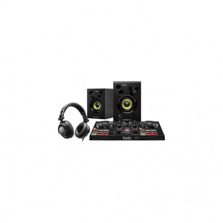 Hercules DJLearning Kit Digital Vinyl System (DVS) scratcher Black